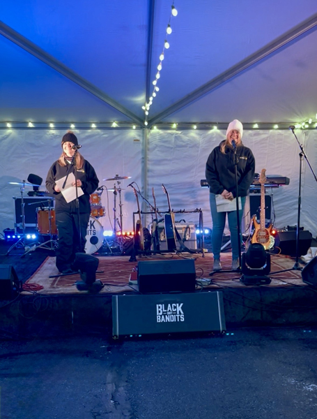 Amy Sampson-Cutler and Rebecca Sampson  at mount st Peter in Warwick, New York 