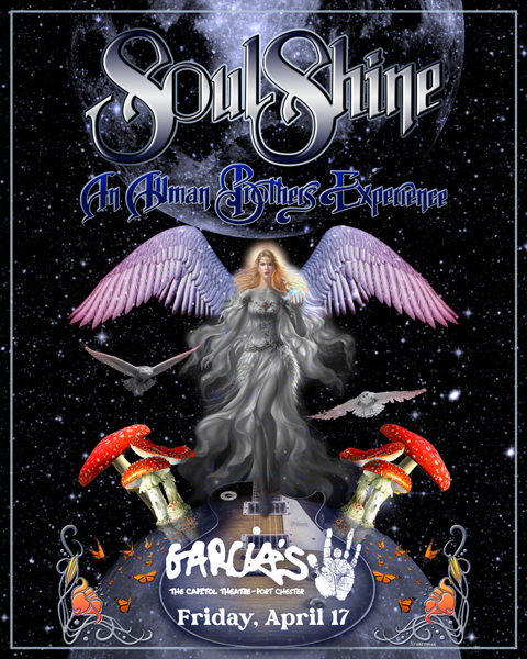 SoulShine to perform at Garcia's at the Capitol theatre in Port Chester new York in April 2026