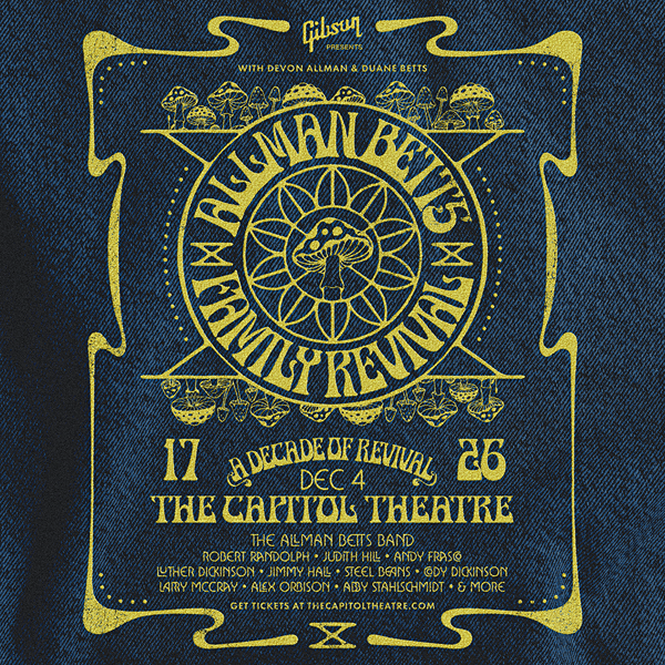 Allman Betts reivialto perform at the capitol theatre in December 2026