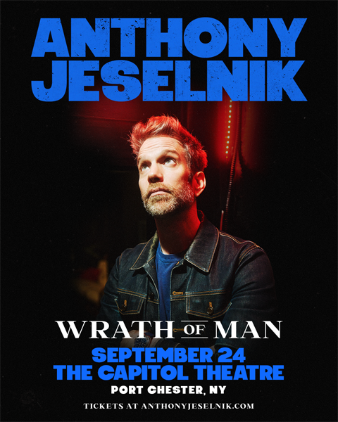 Anthony Jeselnik to perform at the capitol theatre in port chester New York in September 2026