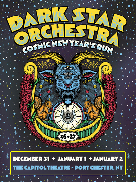 Dark Star orchestra to perform at the capitol theatre in port chester New York in December and January 2027