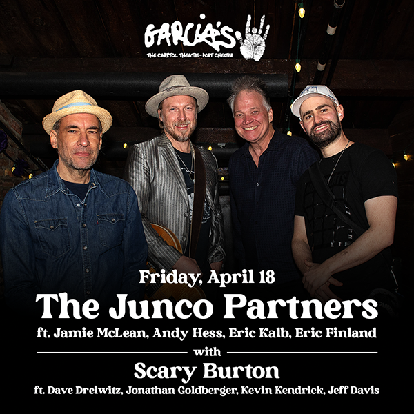 The Junco Partners to perform at Garcia's at The Capital Theatre in April 2025