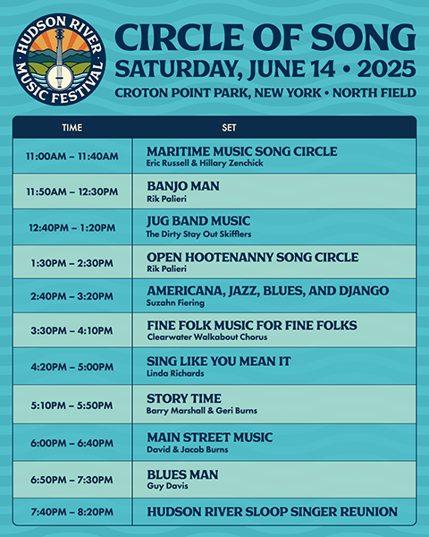 Hudson River Music Festival in Croton on Hudson New York in June 2025